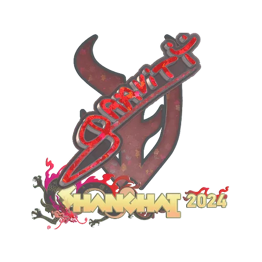 Наклейка | Graviti (с блёстками) | Шанхай-2024