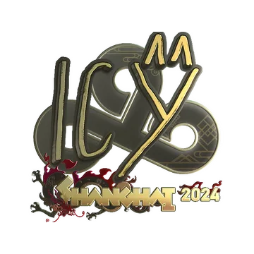 Sticker | ICY (Gold) | Shanghai 2024