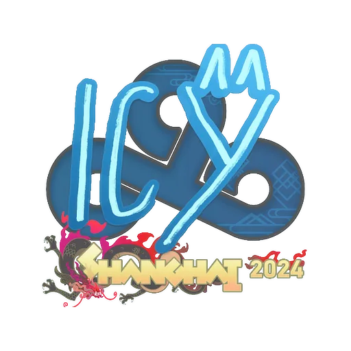 Наклейка | ICY | Шанхай-2024