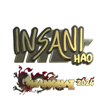 Sticker | insani (Gold) | Shanghai 2024