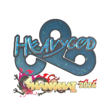 Sticker | Heavygod (Glitter) | Shanghai 2024