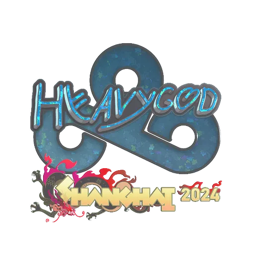 Sticker | Heavygod (Glitter) | Shanghai 2024