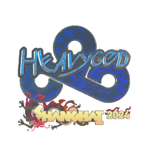 Наклейка | Heavygod (голографическая) | Шанхай-2024