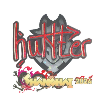 Sticker | huNter- (Glitter) | Shanghai 2024