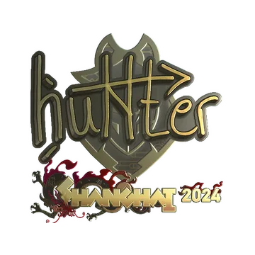 Sticker | huNter- (Gold) | Shanghai 2024