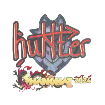 Sticker | huNter- (Holo) | Shanghai 2024