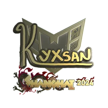 Sticker | kyxsan (Gold) | Shanghai 2024