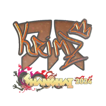 Sticker | KRIMZ (Glitter) | Shanghai 2024