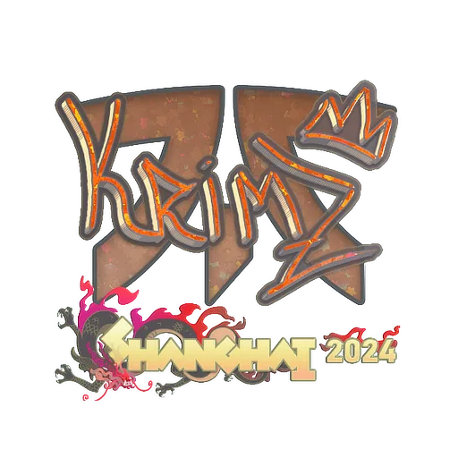 Sticker | KRIMZ (Glitter) | Shanghai 2024