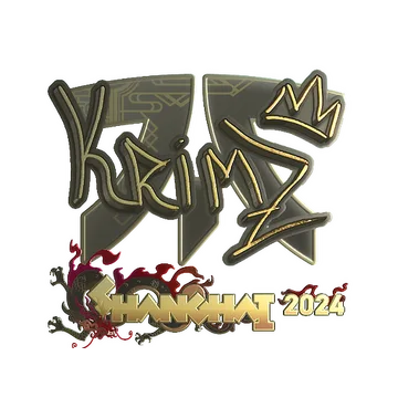 Sticker | KRIMZ (Gold) | Shanghai 2024