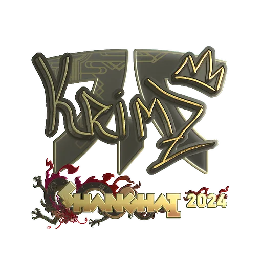 Sticker | KRIMZ (Gold) | Shanghai 2024