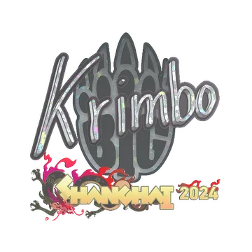 Sticker | Krimbo (Glitter) | Shanghai 2024