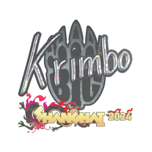 Sticker | Krimbo (Glitter) | Shanghai 2024