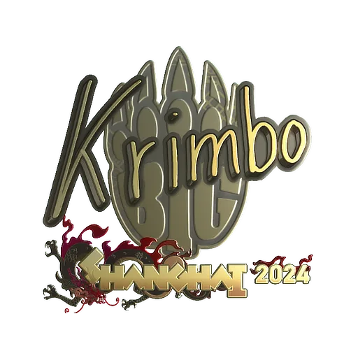 Sticker | Krimbo (Gold) | Shanghai 2024