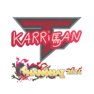 Наклейка | karrigan | Шанхай-2024