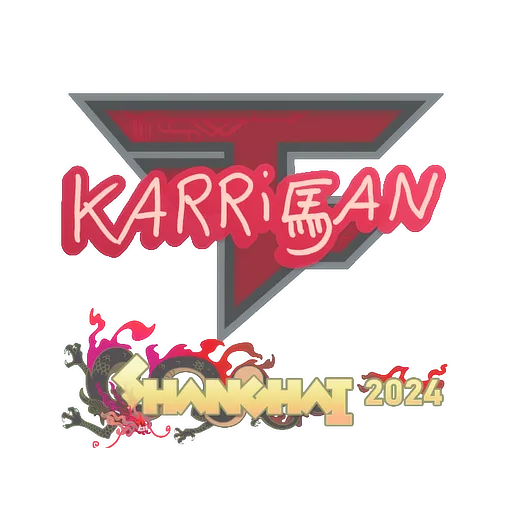Наклейка | karrigan | Шанхай-2024
