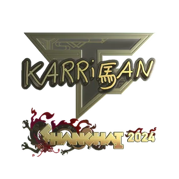 Sticker | karrigan (Gold) | Shanghai 2024
