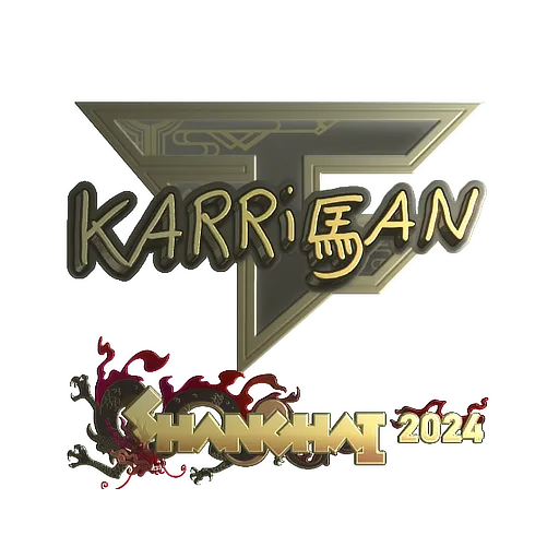 Sticker | karrigan (Gold) | Shanghai 2024