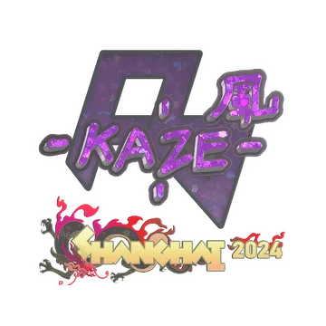 Sticker | Kaze (Glitter) | Shanghai 2024