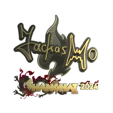 Sticker | jackasmo (Gold) | Shanghai 2024