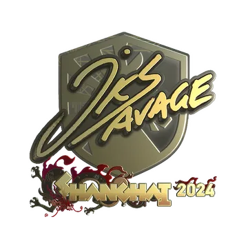 Sticker | jks (Gold) | Shanghai 2024
