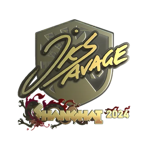 Sticker | jks (Gold) | Shanghai 2024