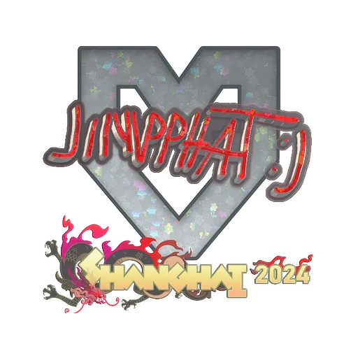 Наклейка | Jimpphat (с блёстками) | Шанхай-2024