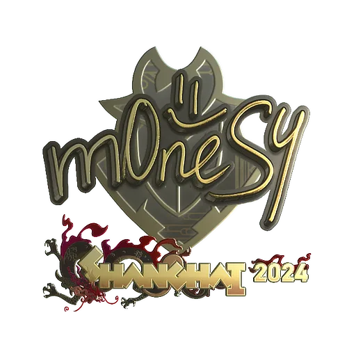 Sticker | m0NESY (Gold) | Shanghai 2024