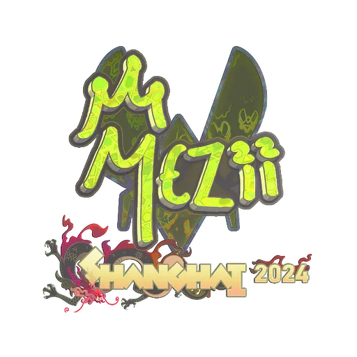 Sticker | mezii (Holo) | Shanghai 2024