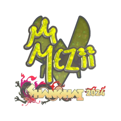 Sticker | mezii (Glitter) | Shanghai 2024