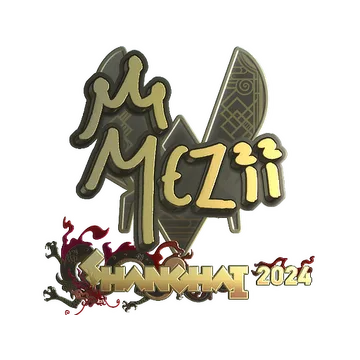 Sticker | mezii (Gold) | Shanghai 2024