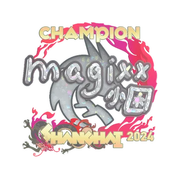 Наклейка | magixx (с блёстками, чемпион) | Шанхай-2024