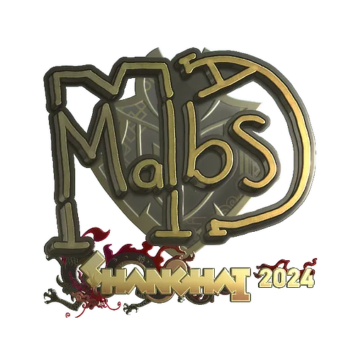 Sticker | malbsMd (Gold) | Shanghai 2024