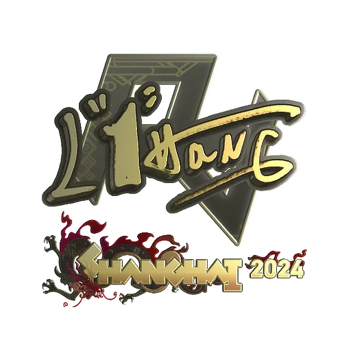 Sticker | L1haNg (Gold) | Shanghai 2024