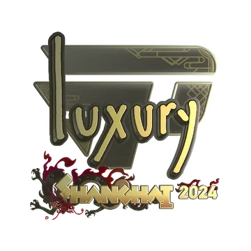 Sticker | lux (Gold) | Shanghai 2024