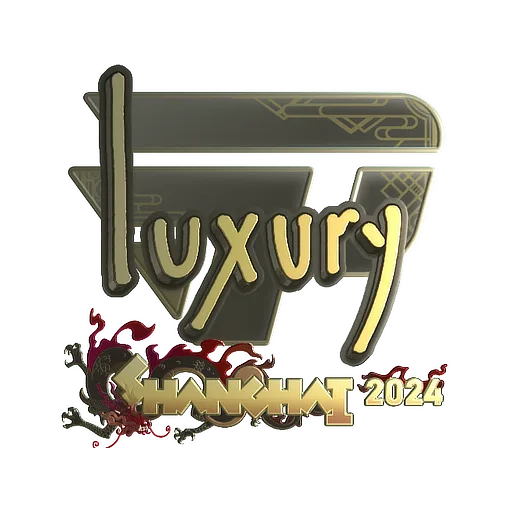 Sticker | lux (Gold) | Shanghai 2024