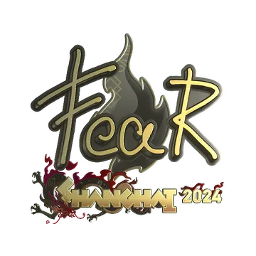 Sticker | fEAR (Gold) | Shanghai 2024