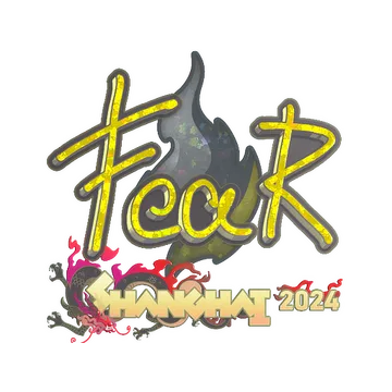 Sticker | fEAR (Glitter) | Shanghai 2024