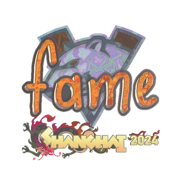 Sticker | fame (Holo) | Shanghai 2024