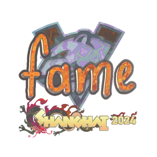 Sticker | fame (Holo) | Shanghai 2024