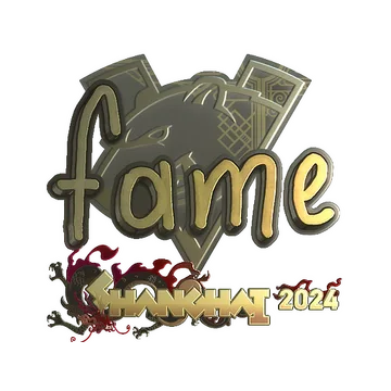 Sticker | fame (Gold) | Shanghai 2024