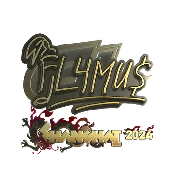 Sticker | FL4MUS (Gold) | Shanghai 2024