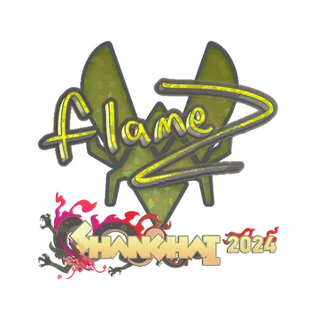 Sticker | FlameZ (Glitter) | Shanghai 2024