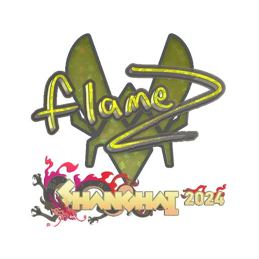Sticker | FlameZ (Glitter) | Shanghai 2024