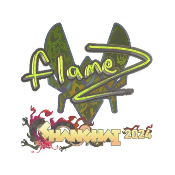 Sticker | FlameZ (Holo) | Shanghai 2024