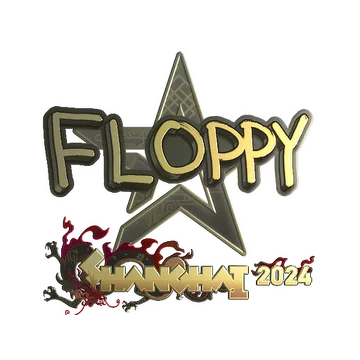 Sticker | floppy (Gold) | Shanghai 2024
