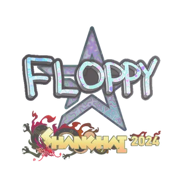 Sticker | floppy (Holo) | Shanghai 2024