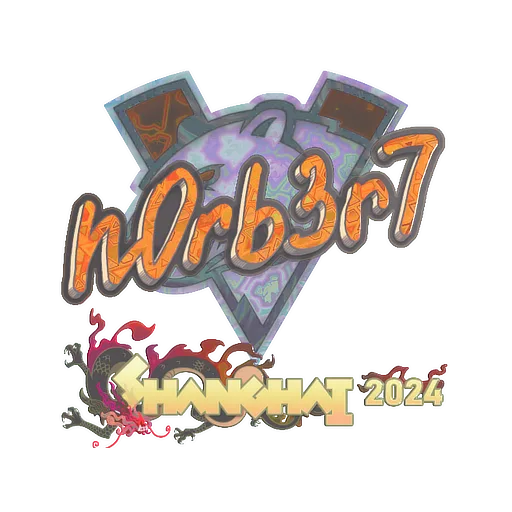 Sticker | n0rb3r7 (Holo) | Shanghai 2024