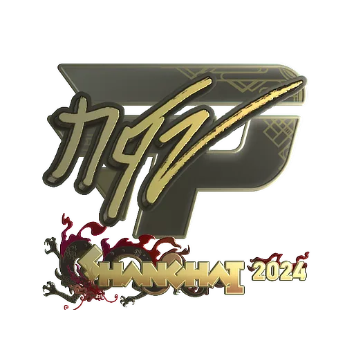 Sticker | NQZ (Gold) | Shanghai 2024