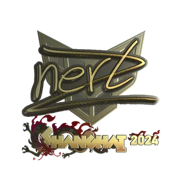 Sticker | NertZ (Gold) | Shanghai 2024
